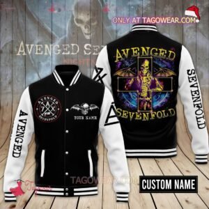 Avenged Sevenfold Skull Personalized Baseball Jacket - bazzada Store