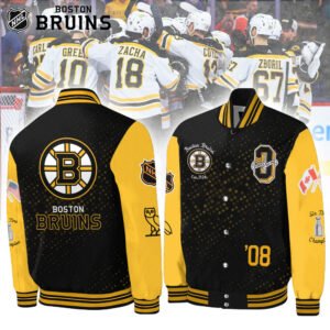 Boston Bruins Baseball Jacket Limited Edition BB230124LNQ2VKH - bazzada Store