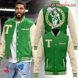 Boston Celtics Jayson Tatum Baseball Jacket - bazzada Store