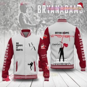 Bryan Adams So Happy It Hurts Baseball Jacket - bazzada Store