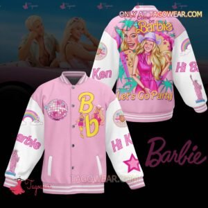 Come On Barbie Let's On Party Baseball Jacket - bazzada Store