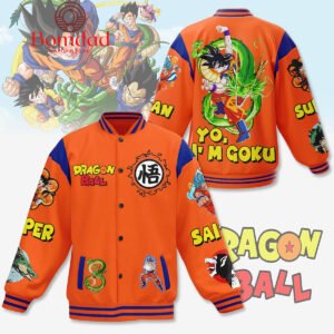 Dragon Ball Yo I?m Goku Baseball Jacket - bazzada Store