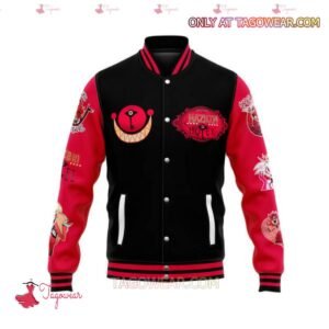 Hazbin Hotel Characters Baseball Jacket - bazzada Store
