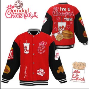 I?m A Chick Fil A Holic Baseball Jacket - bazzada Store