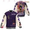 Jimi Hendrix Purple Haze You're Makin Me Blow My Mind Baseball Jacket - bazzada Store