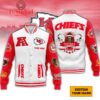 Kansas City Chiefs AFC West Champions Personalized Baseball Jacket - bazzada Store