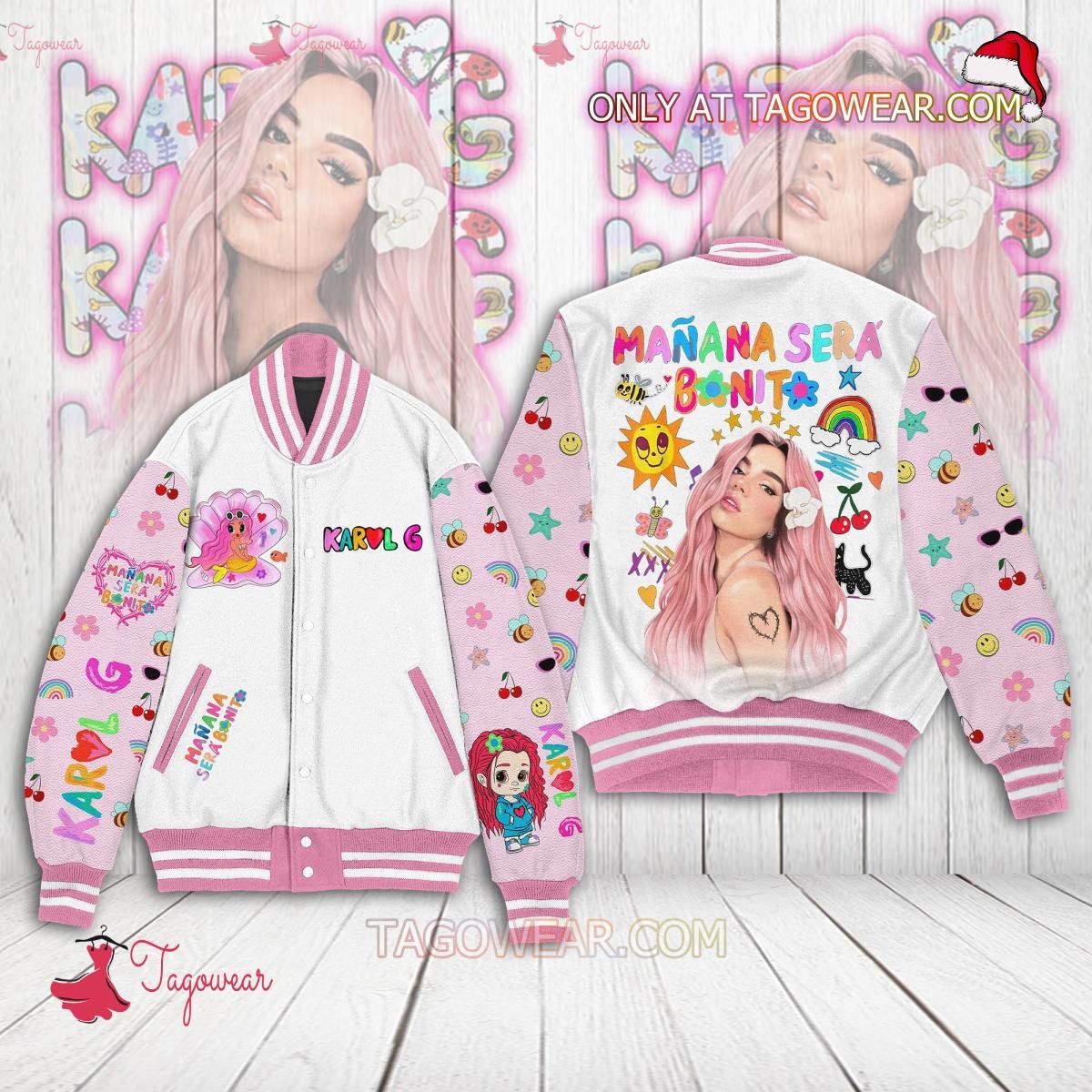 Karol G Manana Sera Bonito Baseball Jacket - bazzada Store