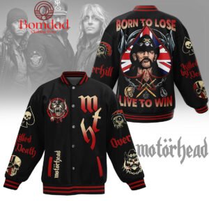 Motorhead Born To Lose Live To Win Baseball Jacket - bazzada Store