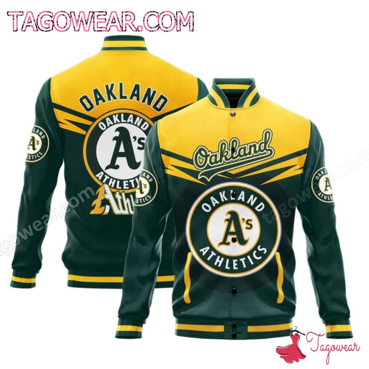 Oakland Athletics Mlb Baseball Jacket - bazzada Store