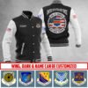 Customized USAF Wings Baseball Jacket #P7377 ? Baseball Jacket - bazzada Store