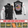 Customized US Marines Skill Badges Baseball Jacket #P7382 ? Baseball Jacket - bazzada Store