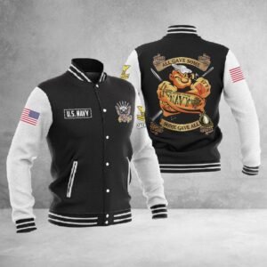 Customized Navy Ratings #P7389 ? Baseball Jacket - bazzada Store