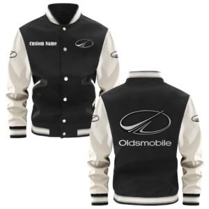 Oldsmobile Varsity Jacket, Baseball Jacket, Letterman Jacket Customize Name,Customize Logo Car Or Motorcycle Model - bazzada Store
