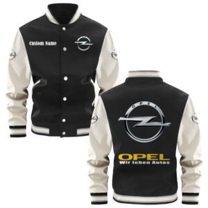 Opel Varsity Jacket, Baseball Jacket, Letterman Jacket Customize Name,Customize Logo Car Or Motorcycle Model - bazzada Store
