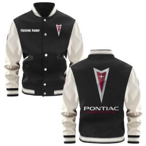 Pontiac Varsity Jacket, Baseball Jacket, Letterman Jacket Customize Name,Customize Logo Car Or Motorcycle Model - bazzada Store
