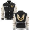 Pontiac Firebird Varsity Jacket, Baseball Jacket, Letterman Jacket Customize Name,Customize Logo Car Or Motorcycle Model - bazzada Store