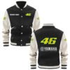 Valentino Rossi 46 Varsity Jacket, Baseball Jacket, Letterman Jacket Customize Name,Customize Logo Car Or Motorcycle Model - bazzada Store