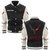 Corvette C8 Varsity Jacket, Baseball Jacket, Letterman Jacket Customize Name,Customize Logo Car Or Motorcycle Model - bazzada Store