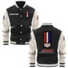 classic wool leather varsity baseball jacket vintage collegiate style
