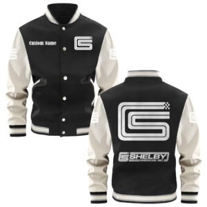 Carroll Shelby Varsity Jacket, Baseball Jacket, Letterman Jacket Customize Name,Customize Logo Car Or Motorcycle Model - bazzada Store