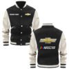 Chevy Nascar Varsity Jacket, Baseball Jacket, Letterman Jacket Customize Name,Customize Logo Car Or Motorcycle Model - bazzada Store