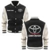 Land Cruiser Varsity Jacket, Baseball Jacket, Letterman Jacket Customize Name,Customize Logo Car Or Motorcycle Model - bazzada Store