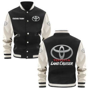 Land Cruiser Varsity Jacket, Baseball Jacket, Letterman Jacket Customize Name,Customize Logo Car Or Motorcycle Model - bazzada Store