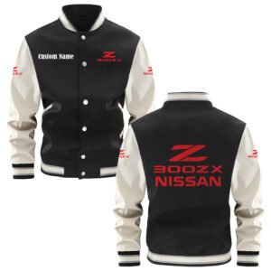 Nissan 300Zx Varsity Jacket, Baseball Jacket, Letterman Jacket Customize Name,Customize Logo Car Or Motorcycle Model - bazzada Store