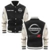 Nissan 370Z Varsity Jacket, Baseball Jacket, Letterman Jacket Customize Name,Customize Logo Car Or Motorcycle Model - bazzada Store