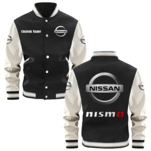 Nissan Nismo Varsity Jacket, Baseball Jacket, Letterman Jacket Customize Name,Customize Logo Car Or Motorcycle Model - bazzada Store