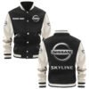 Nissan Skyline Varsity Jacket, Baseball Jacket, Letterman Jacket Customize Name,Customize Logo Car Or Motorcycle Model - bazzada Store
