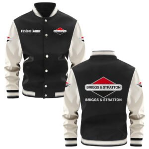 Briggs Stratton Varsity Jacket, Baseball Jacket, Letterman Jacket Customize Name,Customize Logo Car Or Motorcycle Model - bazzada Store
