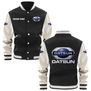 Datsun Varsity Jacket, Baseball Jacket, Letterman Jacket Customize Name,Customize Logo Car Or Motorcycle Model - bazzada Store