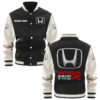 Honda Civic Type R Varsity Jacket, Baseball Jacket, Letterman Jacket Customize Name,Customize Logo Car Or Motorcycle Model - bazzada Store