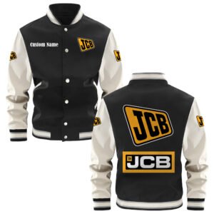 Jcb Varsity Jacket, Baseball Jacket, Letterman Jacket Customize Name,Customize Logo Car Or Motorcycle Model - bazzada Store