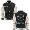 Mazda Mx5 Varsity Jacket, Baseball Jacket, Letterman Jacket Customize Name,Customize Logo Car Or Motorcycle Model - bazzada Store