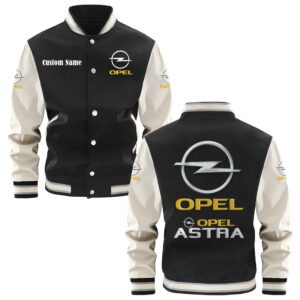 Opel Astra Varsity Jacket, Baseball Jacket, Letterman Jacket Customize Name,Customize Logo Car Or Motorcycle Model - bazzada Store