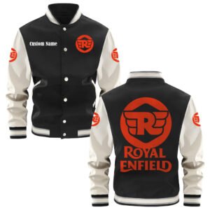 Royal Enfield Varsity Jacket, Baseball Jacket, Letterman Jacket Customize Name,Customize Logo Car Or Motorcycle Model - bazzada Store