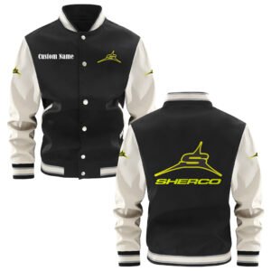 Sherco Varsity Jacket, Baseball Jacket, Letterman Jacket Customize Name,Customize Logo Car Or Motorcycle Model - bazzada Store