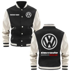 Volkswagen Corrado G60 Varsity Jacket, Baseball Jacket, Letterman Jacket Customize Name,Customize Logo Car Or Motorcycle Model - bazzada Store