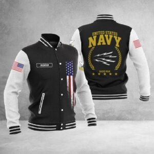 Customized U.S. Navy Rating #2136 ? Baseball Jacket - bazzada Store