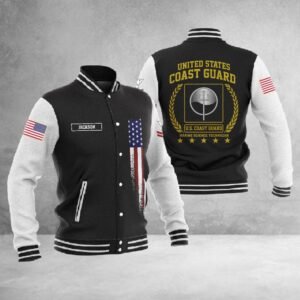 Customized U.S. Coast Guard Rating #2139 ? Baseball Jacket - bazzada Store