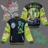 Rick And Morty Get Schwify Peace Among Worlds Baseball Jacket - bazzada Store