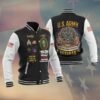 Customized U.S Veteran Proudly Served #T0940 ? Baseball Jacket - bazzada Store