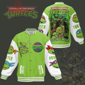 Teenage Mutant Ninja Turtles Power Baseball Jacket - bazzada Store
