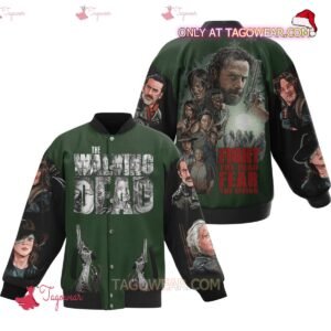The Walking Dead Fight The Dead Fear The Living Baseball Jacket - bazzada Store