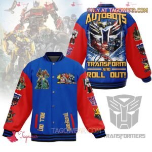 Transformers Autobots Transform And Roll Out Baseball Jacket - bazzada Store