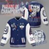 Uconn Huskies Bleed Blue Baseball Jacket - bazzada Store