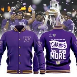 Washington Huskies Football 2024 Sugar Bowl Champions 3D Baseball Jacket WH040124LNQ7VKH - bazzada Store