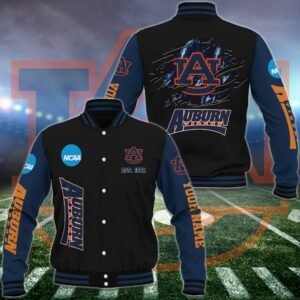 Auburn Tigers Baseball Jacket Custom Your Name, Sport Jacket, FootBall Fan Gifts EHIVM-52713 - bazzada Store